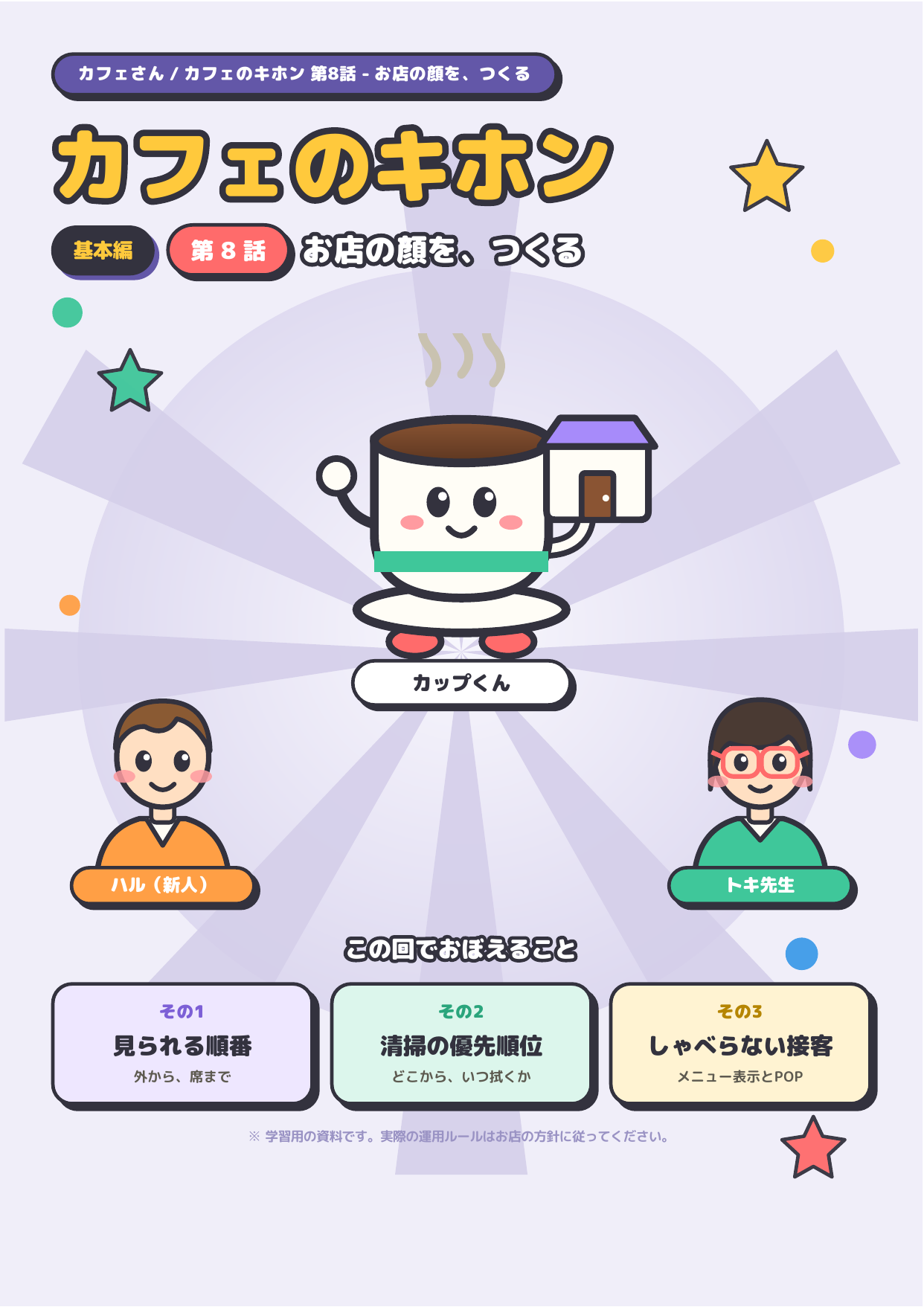カフェのキホン 第8話 ─ お店の顔を、つくる 表紙