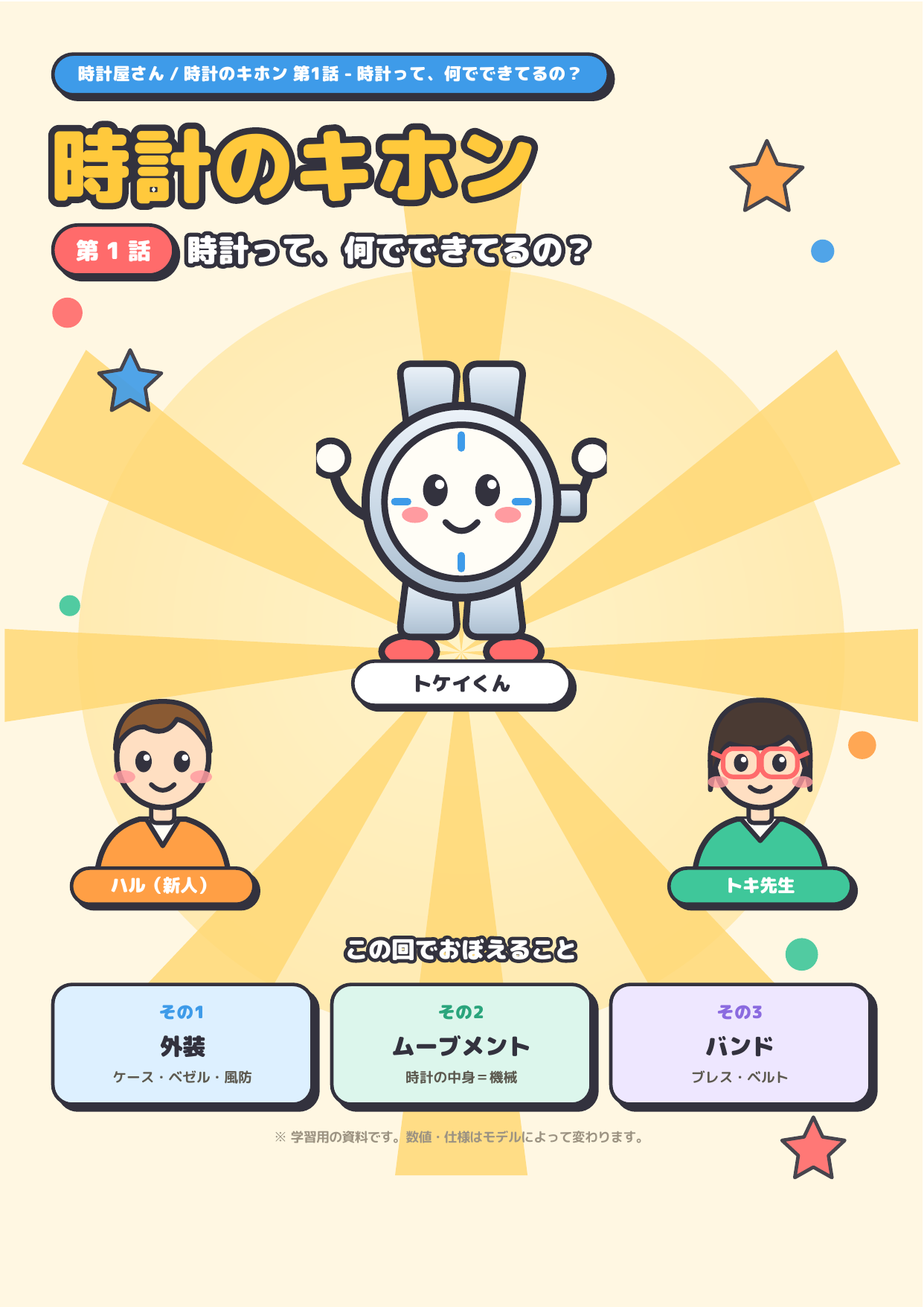 時計のキホン 全52話コンプリート 表紙